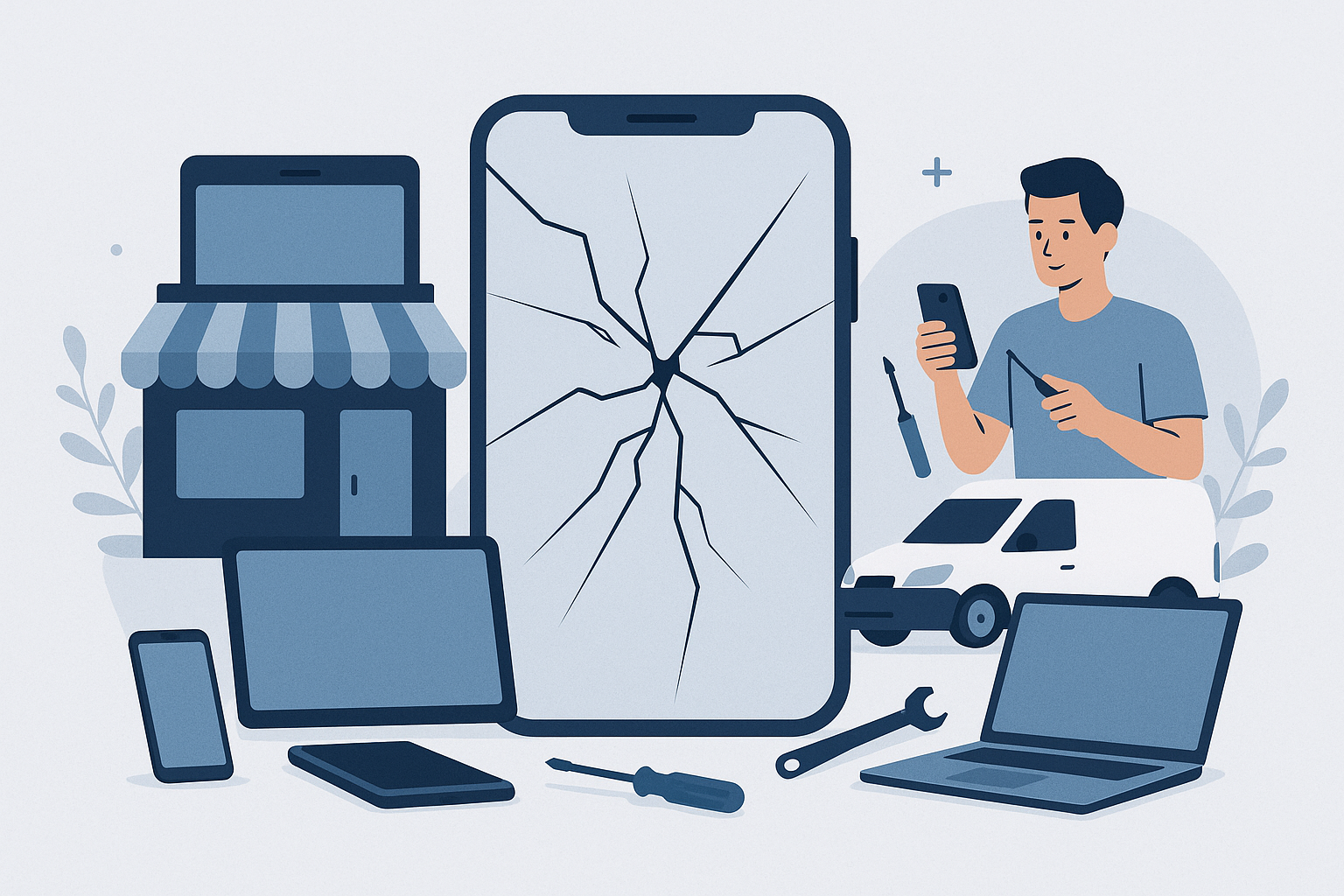 Phone Screen Repair Near Me: Shop vs. Mobile Repair